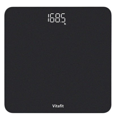 Vitafit Digital Bathroom Scale, High Accuracy, LED Display, Step-On Function, 182 kg Capacity, 3 x AAA Batteries Included,