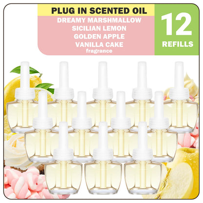 Fragrance Oil Refill for Air Fresheners 12 x 19ml – Dreamy Marshmallow