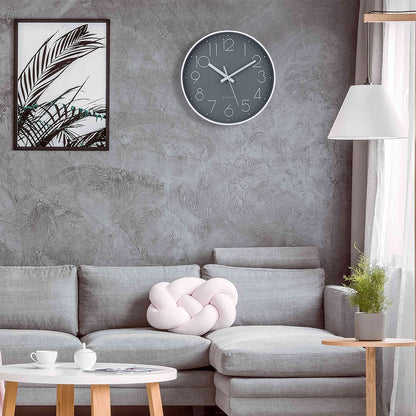 ACCSHINE Wall Clock Without Ticking Noise Silent 30cm Quartz Battery Operated Large Wall Clock Easy to Read for Room Home