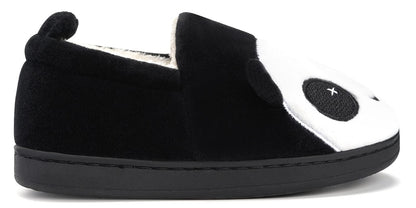 Kids' Plush Cat Slippers Non-Slip Warm – Black EU30-31 (Label 210)
