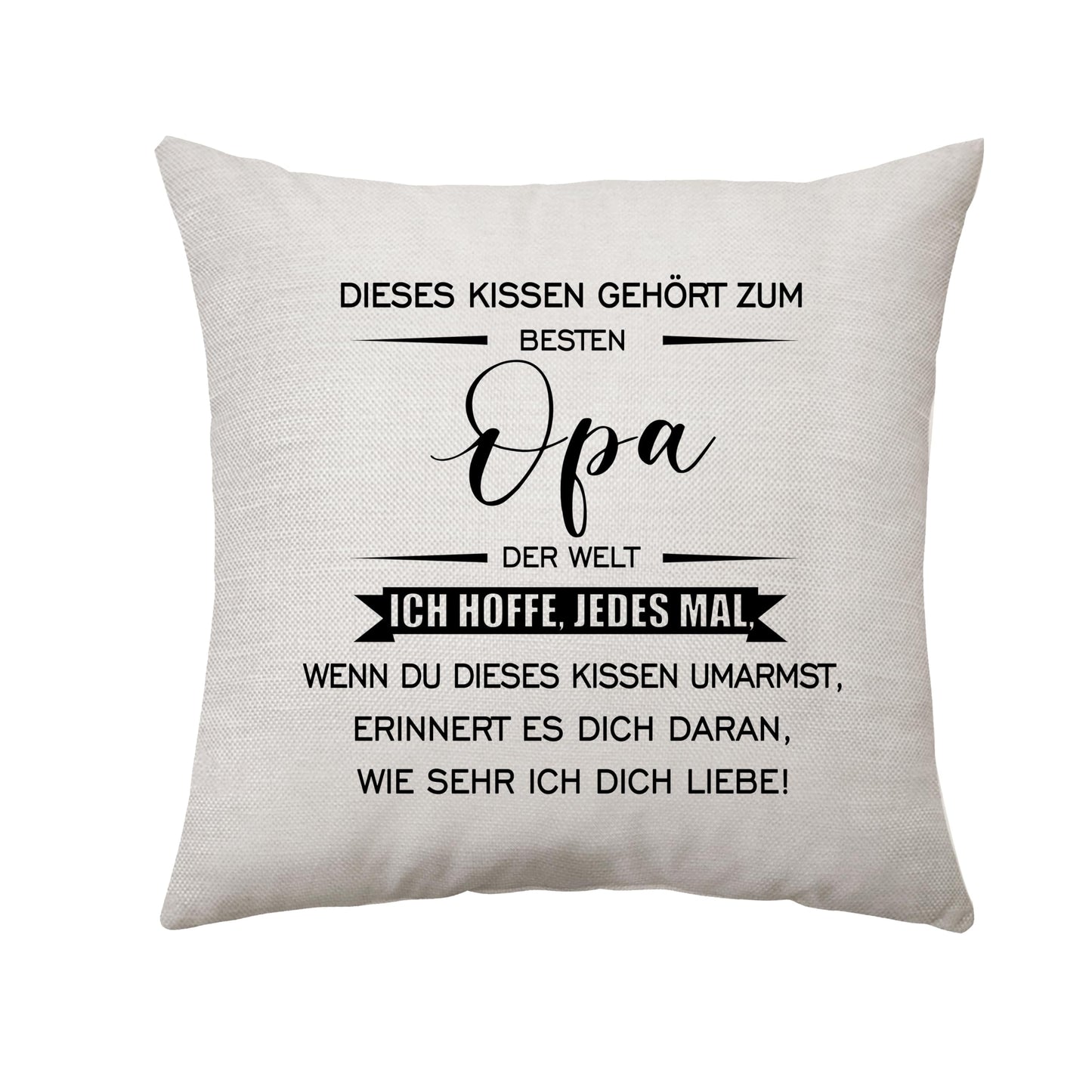 Grandpa Pillowcase Best Grandpa Gift for Grandson Granddaughter – Square
