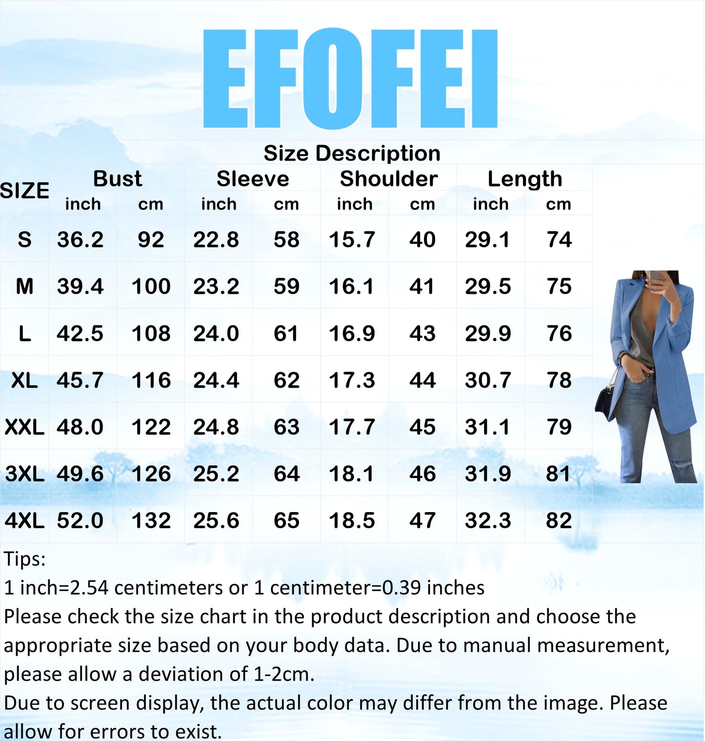 Women's Mid‑Length Thin Suit Jacket Bolero Double Side Pockets – Apricot 4XL