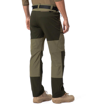 Men’s Hiking Trousers Breathable Durable Cargo Trekking Work Pants – Amy Green M