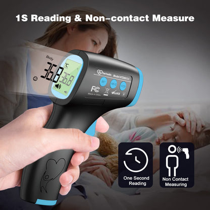 Fever Thermometer Contactless Infrared Forehead Thermometer for Baby Adults, Digital Thermometer Fever with Instant and