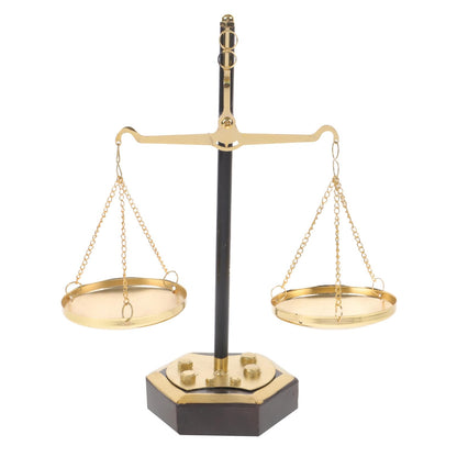 Scales of Justice Metal Desk Ornament Law Office Decoration – 23.5x20x9cm