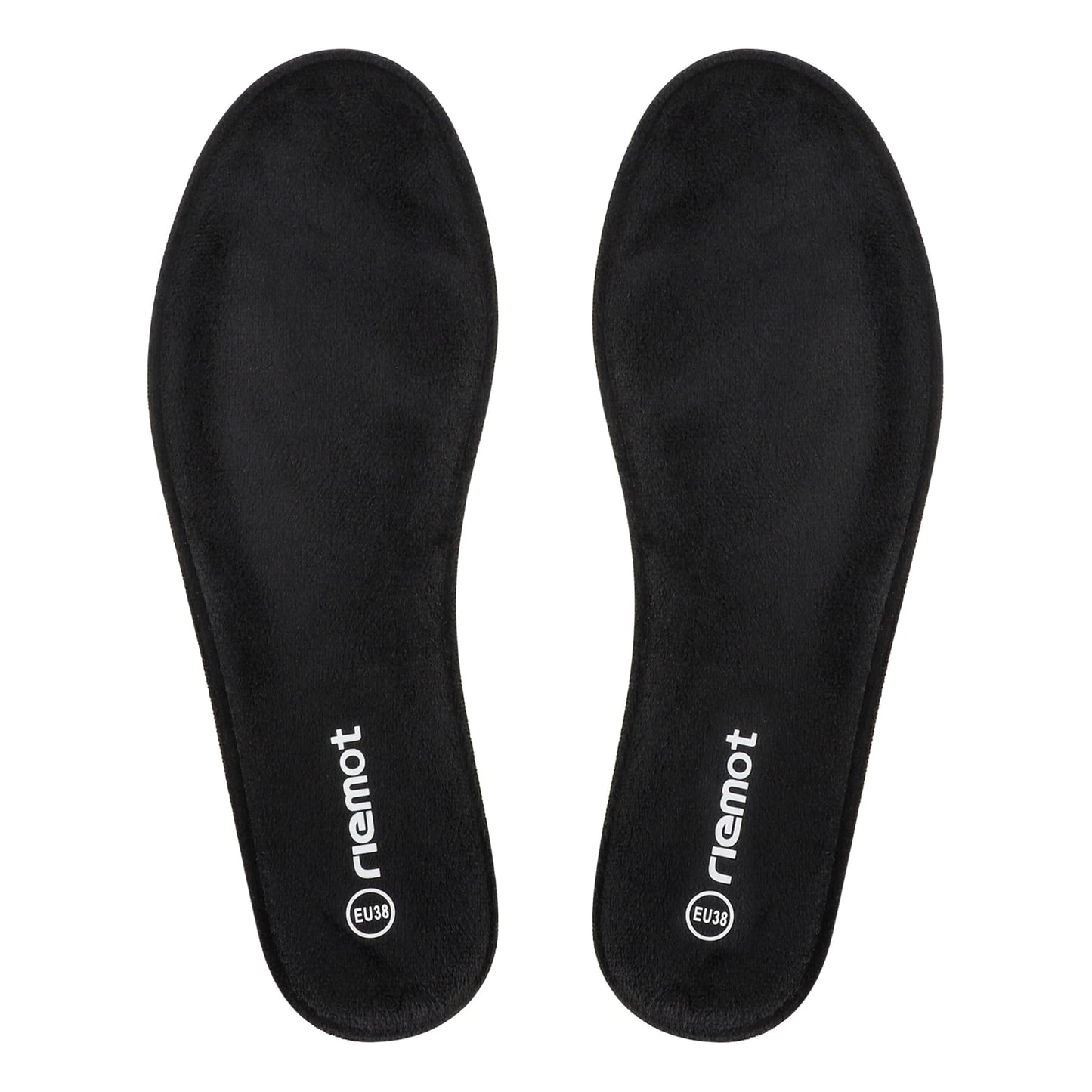 riemot Memory Foam Insoles for Men – Comfortable Black Size 41 EU