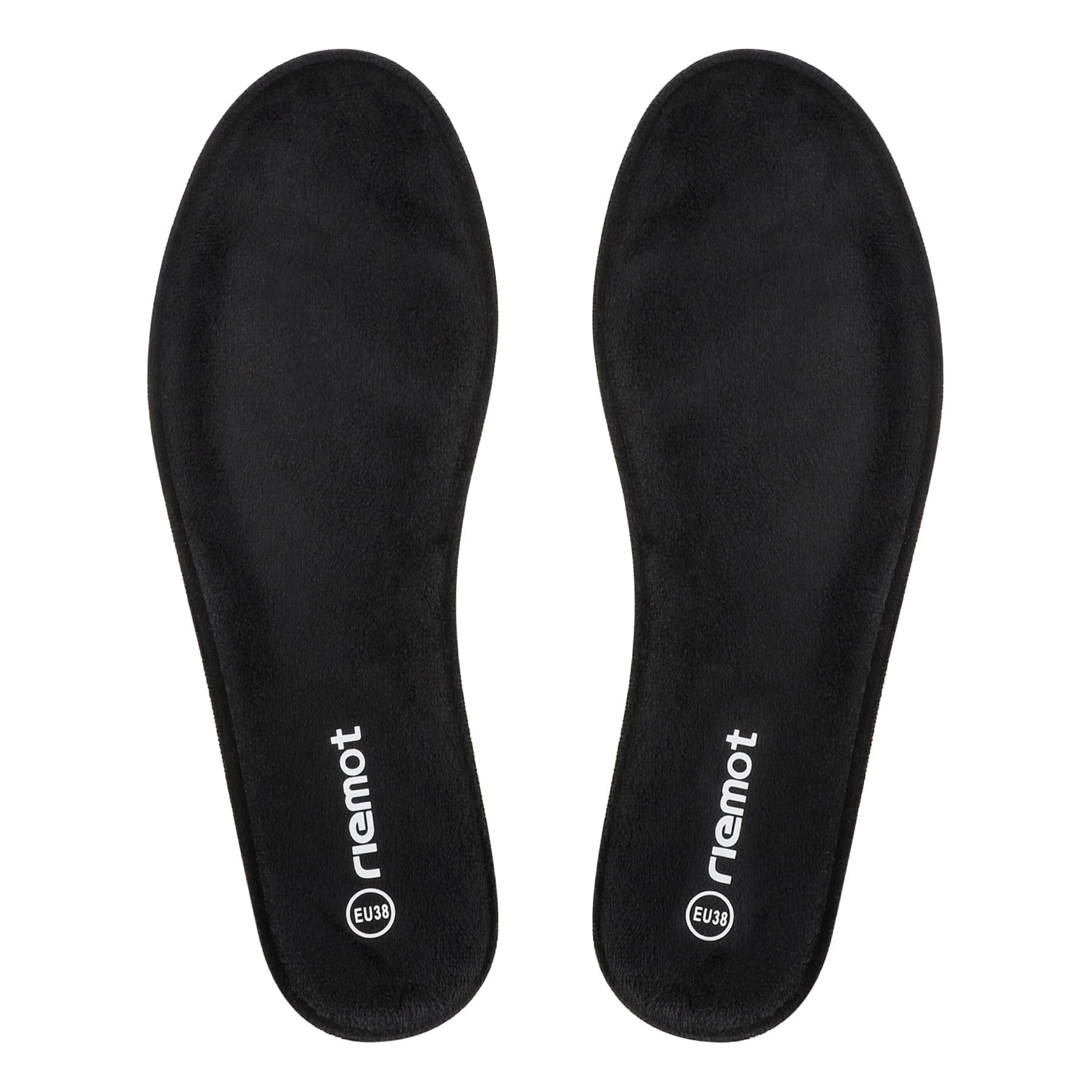 riemot Memory Foam Insoles for Men – Comfortable Black Size 41 EU