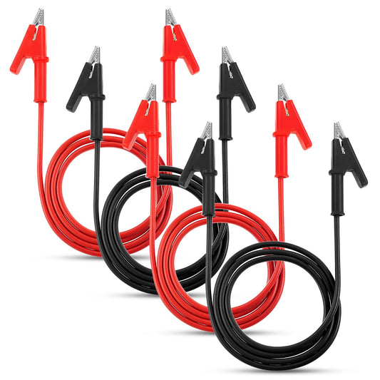 14 Gauge Crocodile Clips with Wires – 1m