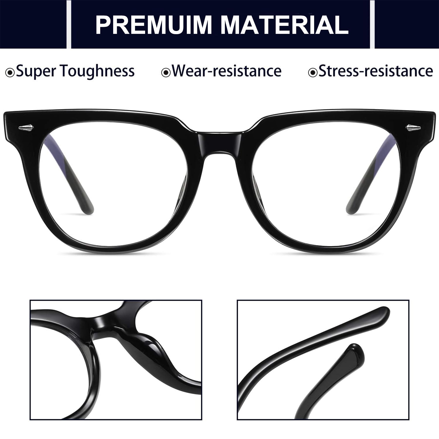 KANASTAL Anti Blue Light Glasses Men Women Anti-Glare Blue Light Filter for Computer Protection Anti Fatigue Blue Light