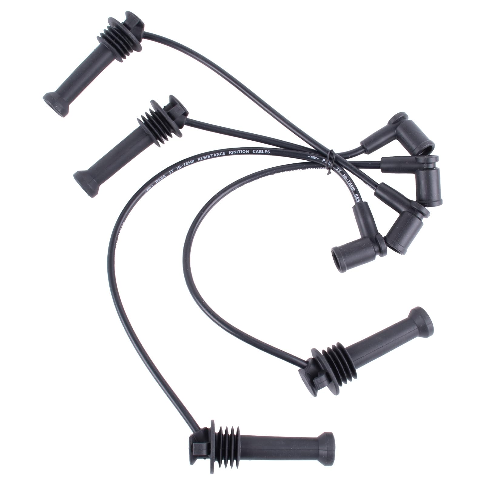 Ford Compatible Ignition Lead Set 4-Piece Ignition Cables for Mondeo/FIESTA/Focus – Multi-Fit