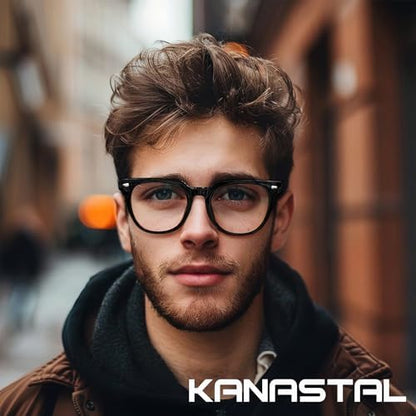 KANASTAL Anti Blue Light Glasses Men Women Anti-Glare Blue Light Filter for Computer Protection Anti Fatigue Blue Light