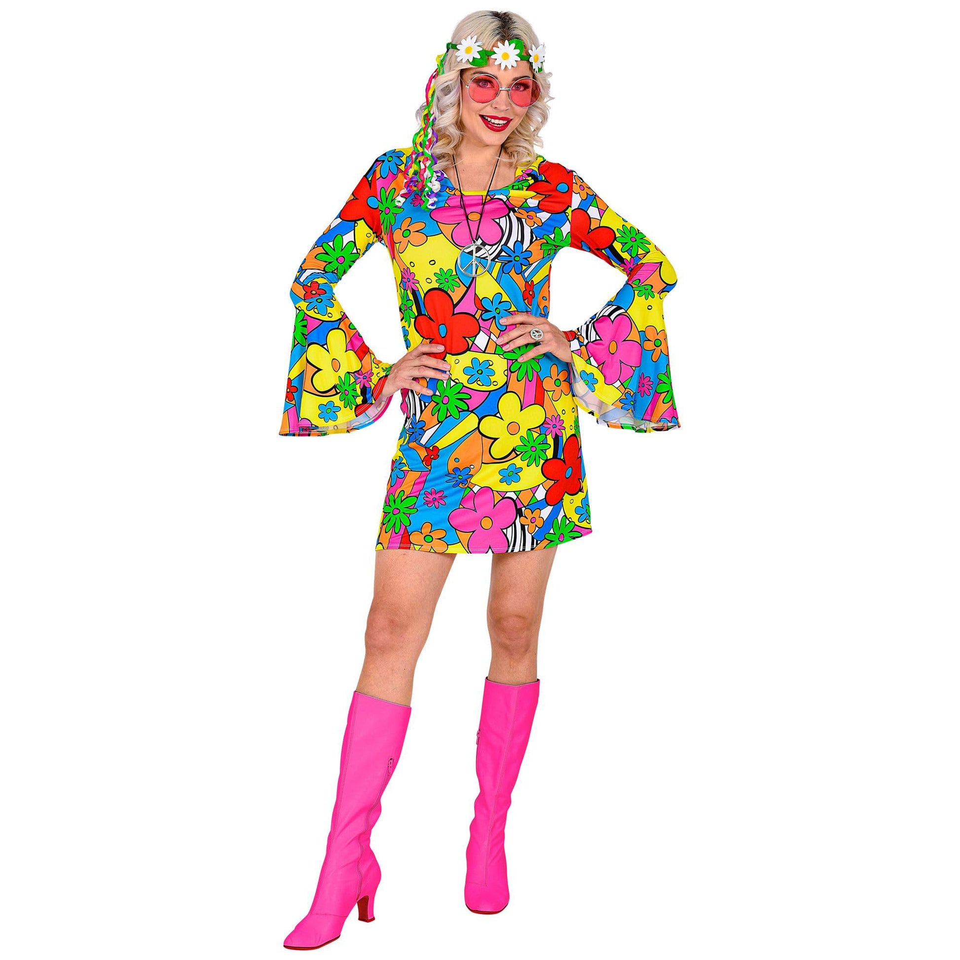 W WIDMANN MILANO 60s Groovy Costume – Hippie Carnival Outfit