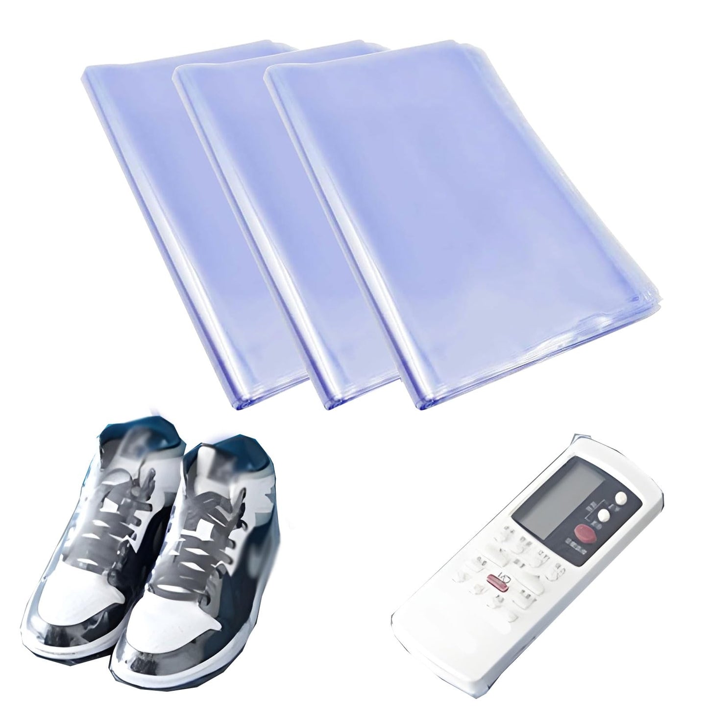 Heat Shrink Bags 100 Pieces Heat Shrink Film for Sealing Gifts Shoes Books – 28x40 cm