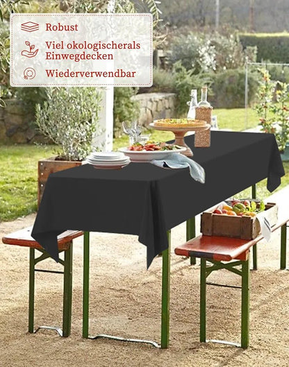 Alus galda pārklāji, 6 gab. komplekts, 100x250cm (tumši pelēks) - Gultify