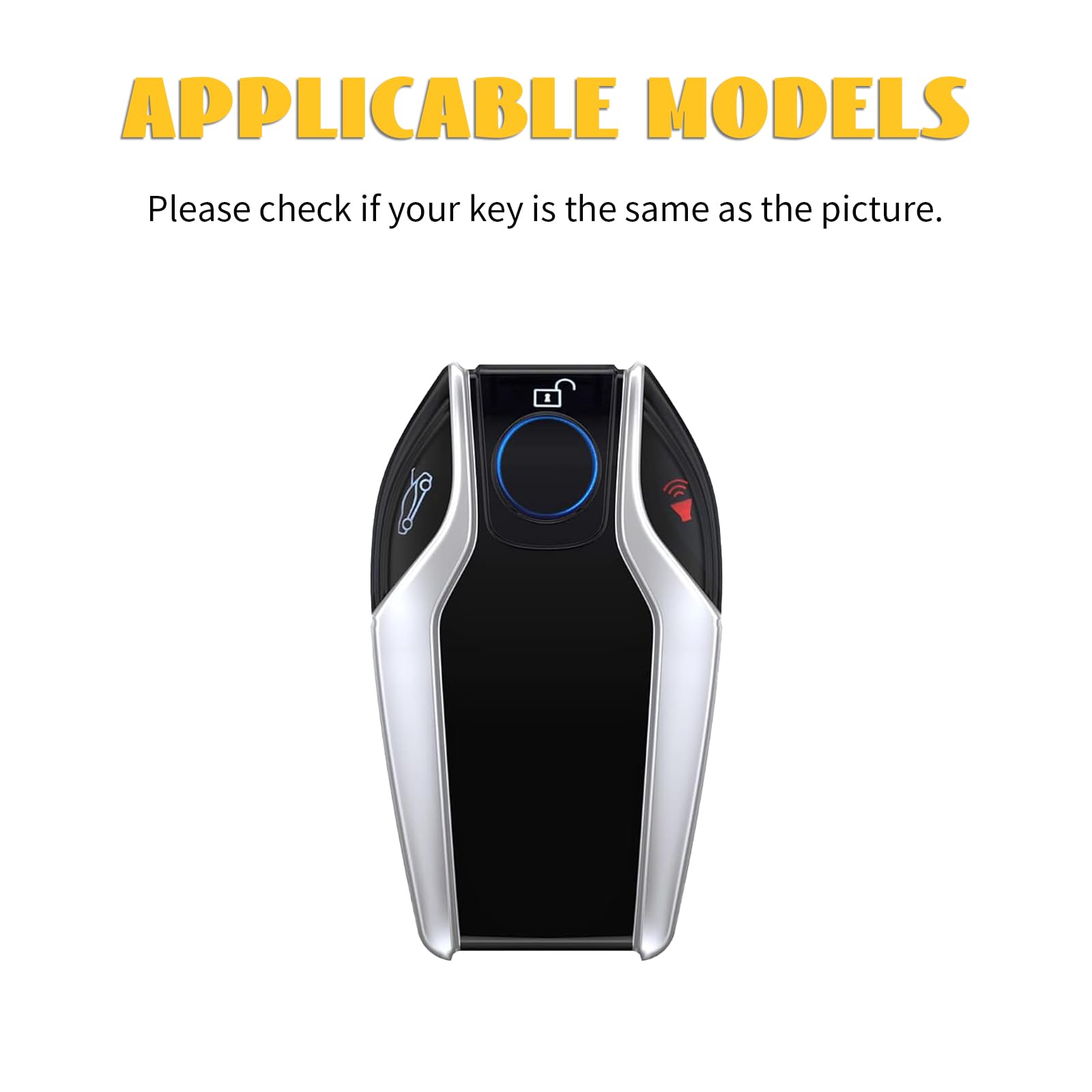 BMW Leather Key Case Cover with LCD Display Compatible G01/G02/G05/G07/X3/X4/X5/X7 – Brown