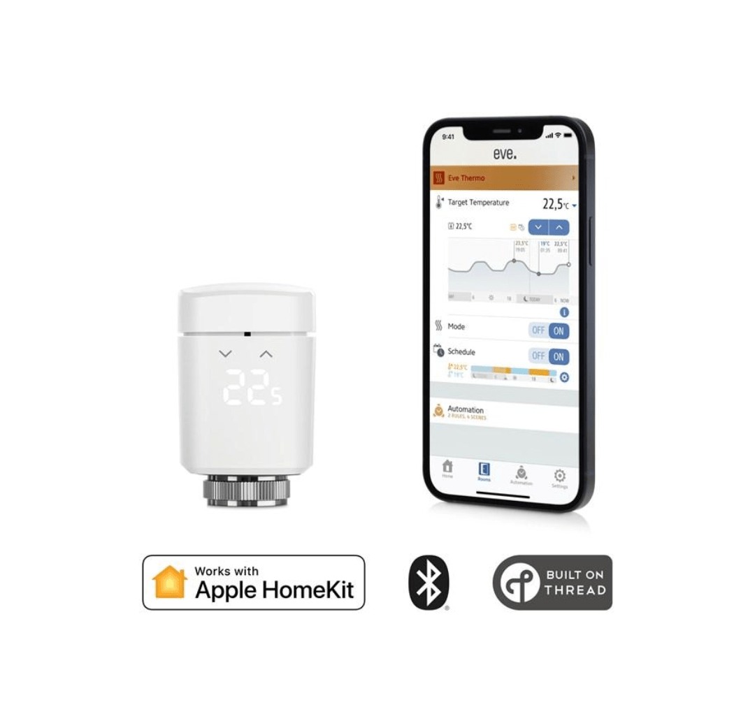 Eve Thermo viedais termostats – Apple HomeKit, Thread - Gultify