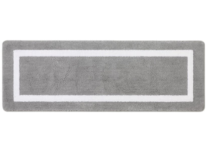 Non-Slip Microfibre Bath Mat Water-Absorbing Washable 50x140cm – Grey