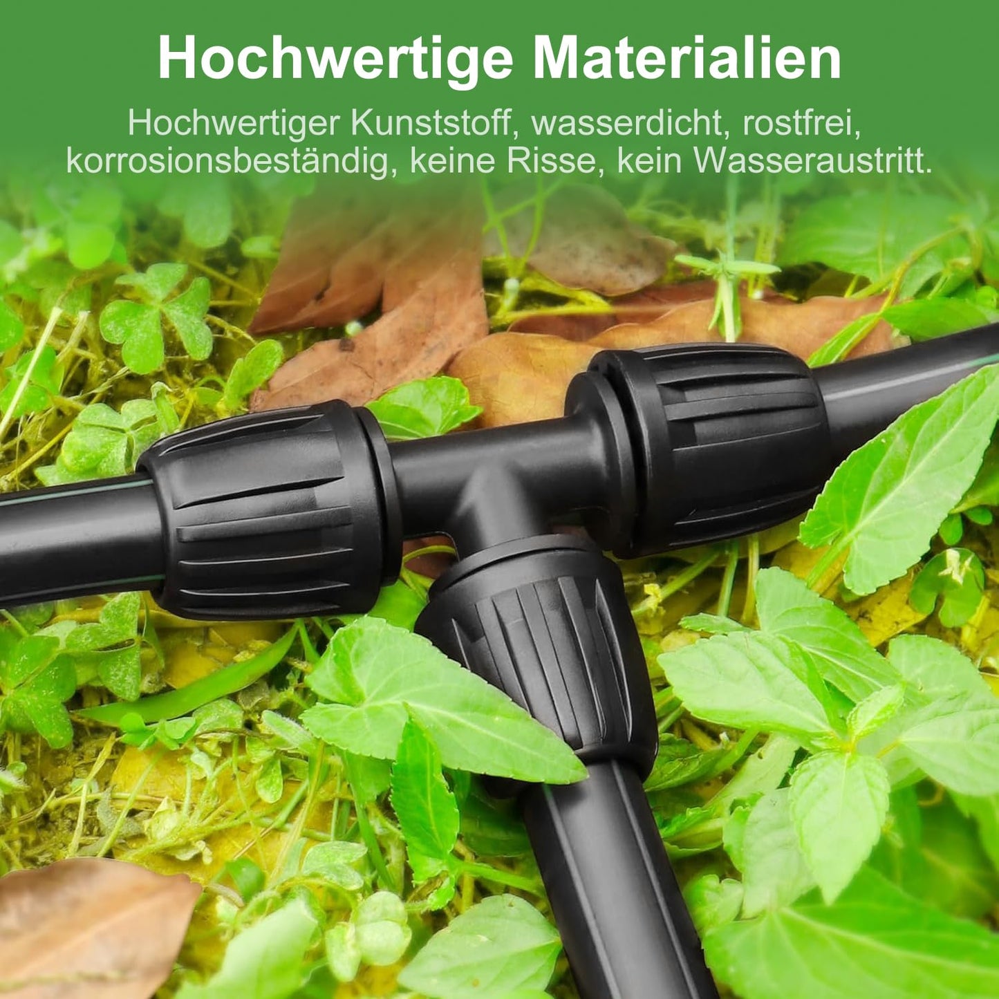 Micro Drip T Piece 1/2 inch Plastic with Barbs 10pcs Barbed Garden Hose Connector Garden Irrigation Barbed Tee T-connector
