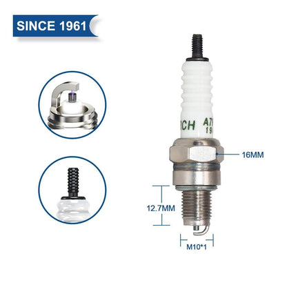 Spark Plug Replacement NGK 4549 CR7HSA Compatible for GY6 Engines ATV Scooter – A7RC