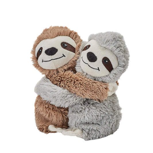 Warmies Warm Hugs Sloth, microwaveable with the scent of French dried lavender, fully heatable soft toy for the relief of