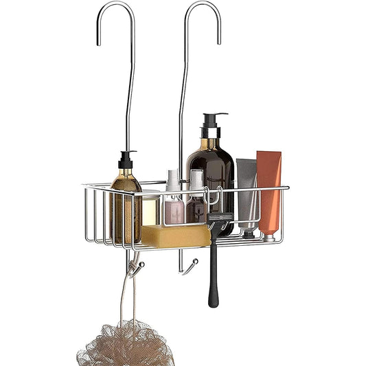 Bamodi hanging shower shelf, storage - chrome-plated - 70 x 18.5 x 19 cm - shower shelf - easy to attach - hanging shower