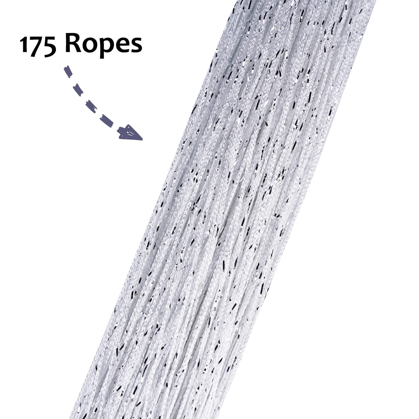 Glitter Curtains Room Divider Panels for Doors and Windows – 100 x 200 cm
