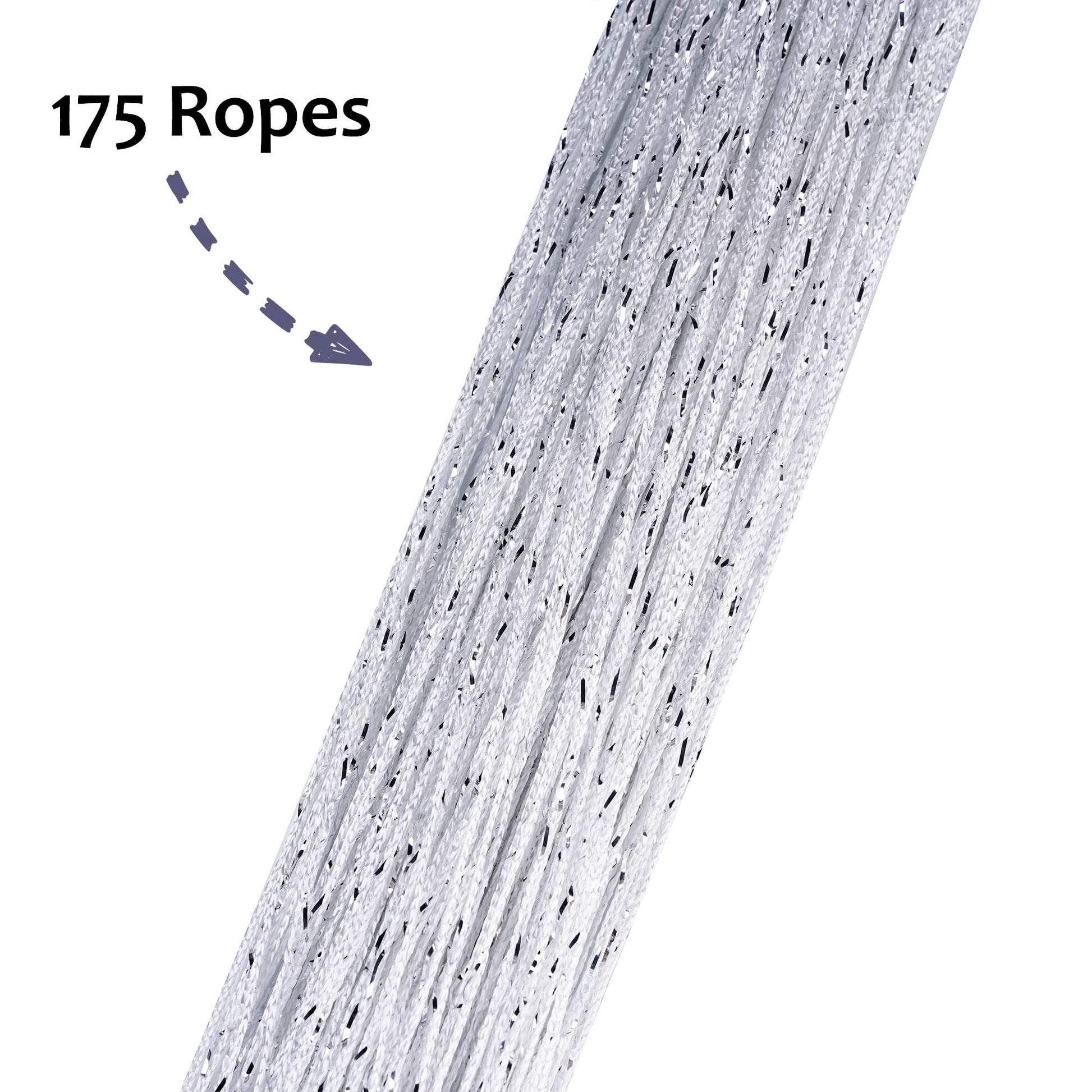 Glitter Curtains Room Divider Panels for Doors and Windows – 100 x 200 cm