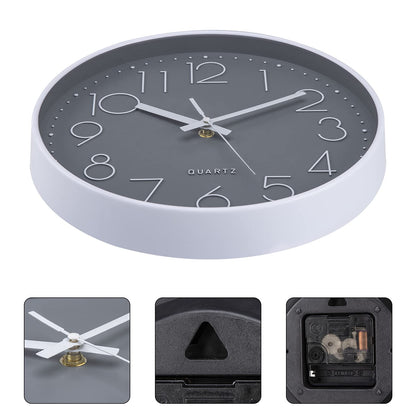 ACCSHINE Wall Clock Without Ticking Noise Silent 30cm Quartz Battery Operated Large Wall Clock Easy to Read for Room Home