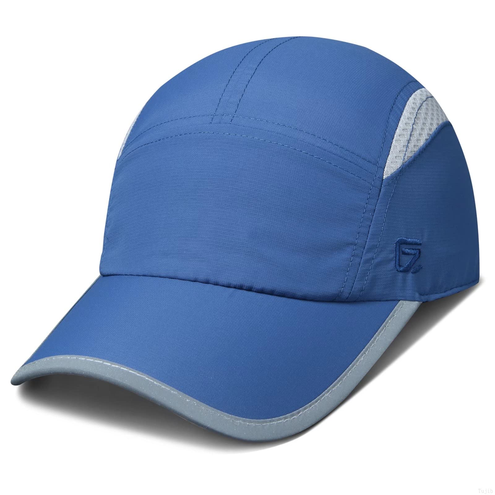Women’s UPF50+ Baseball Cap Quick-Dry Reflective Ponytail – Blue M/L