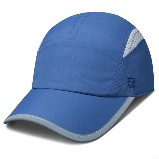Women’s UPF50+ Baseball Cap Quick-Dry Reflective Ponytail – Blue M/L