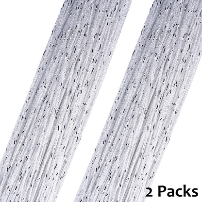 Glitter Curtains Room Divider Panels for Doors and Windows – 100 x 200 cm