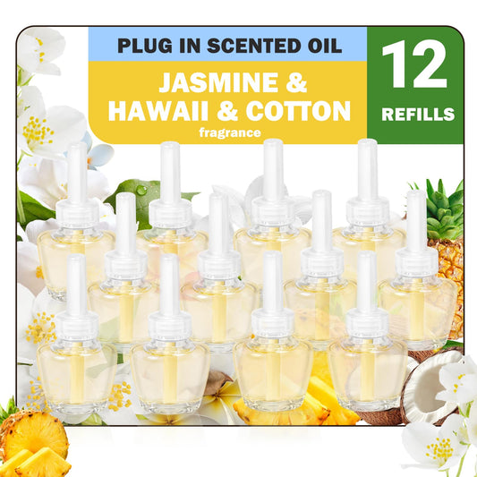 SCENTORINI Fragrance Oil Refill Room Air Freshener 12 x 19 ML Mixed Fragrance – Plug-In