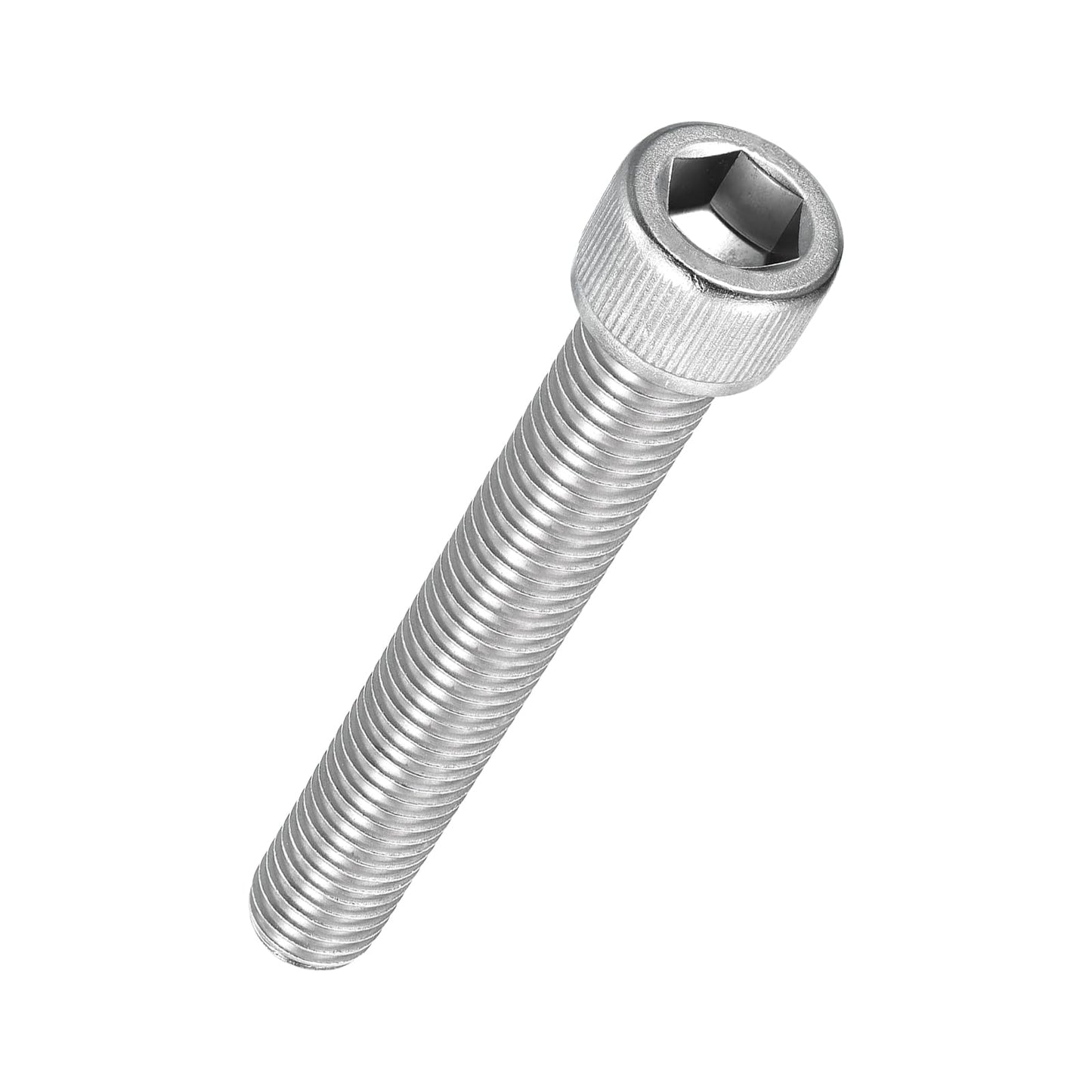 M12x75mm Socket Head Cap Screws 304 Stainless Steel Fully Threaded Allen Drive 2pcs – Silver