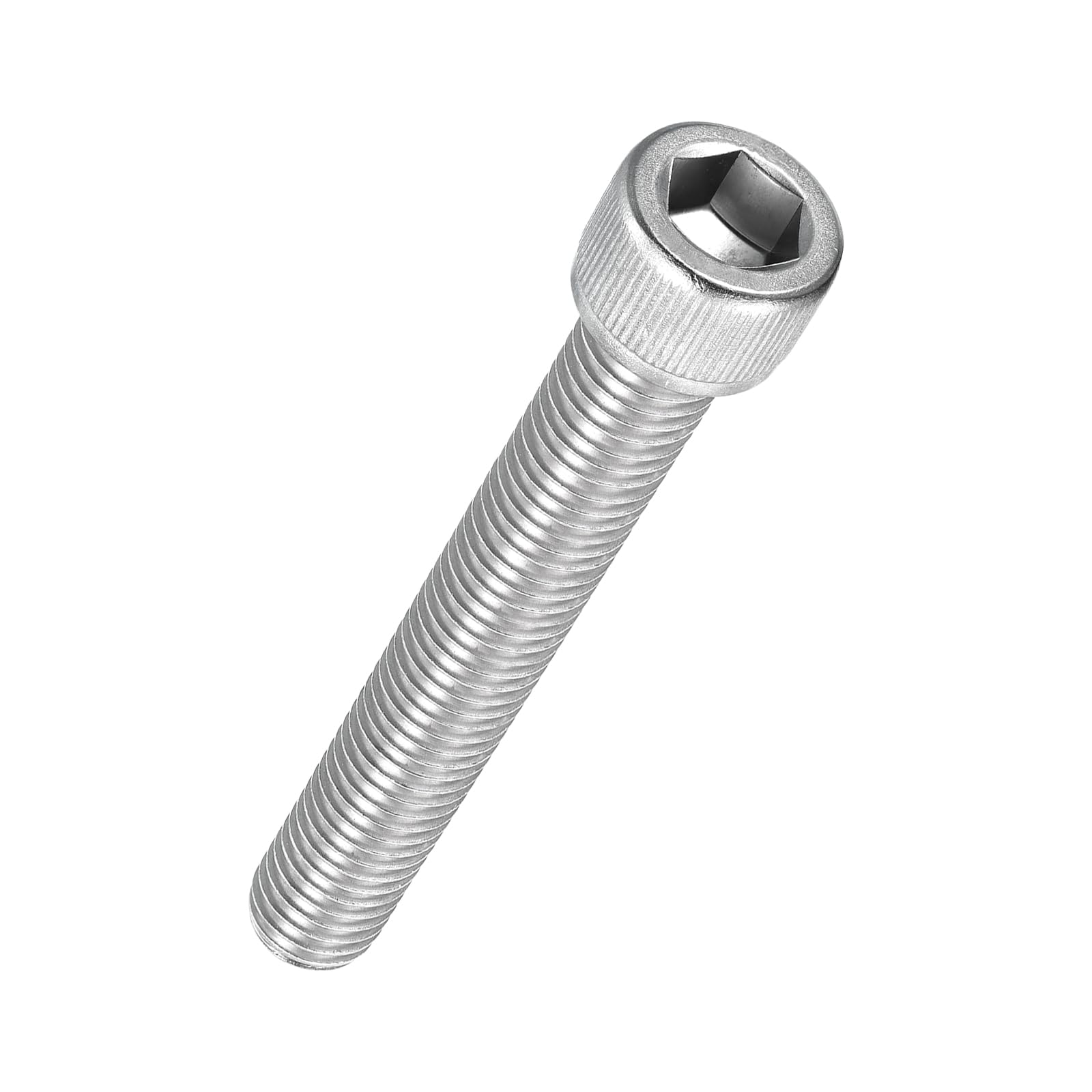 M12x75mm Socket Head Cap Screws 304 Stainless Steel Fully Threaded Allen Drive 2pcs – Silver