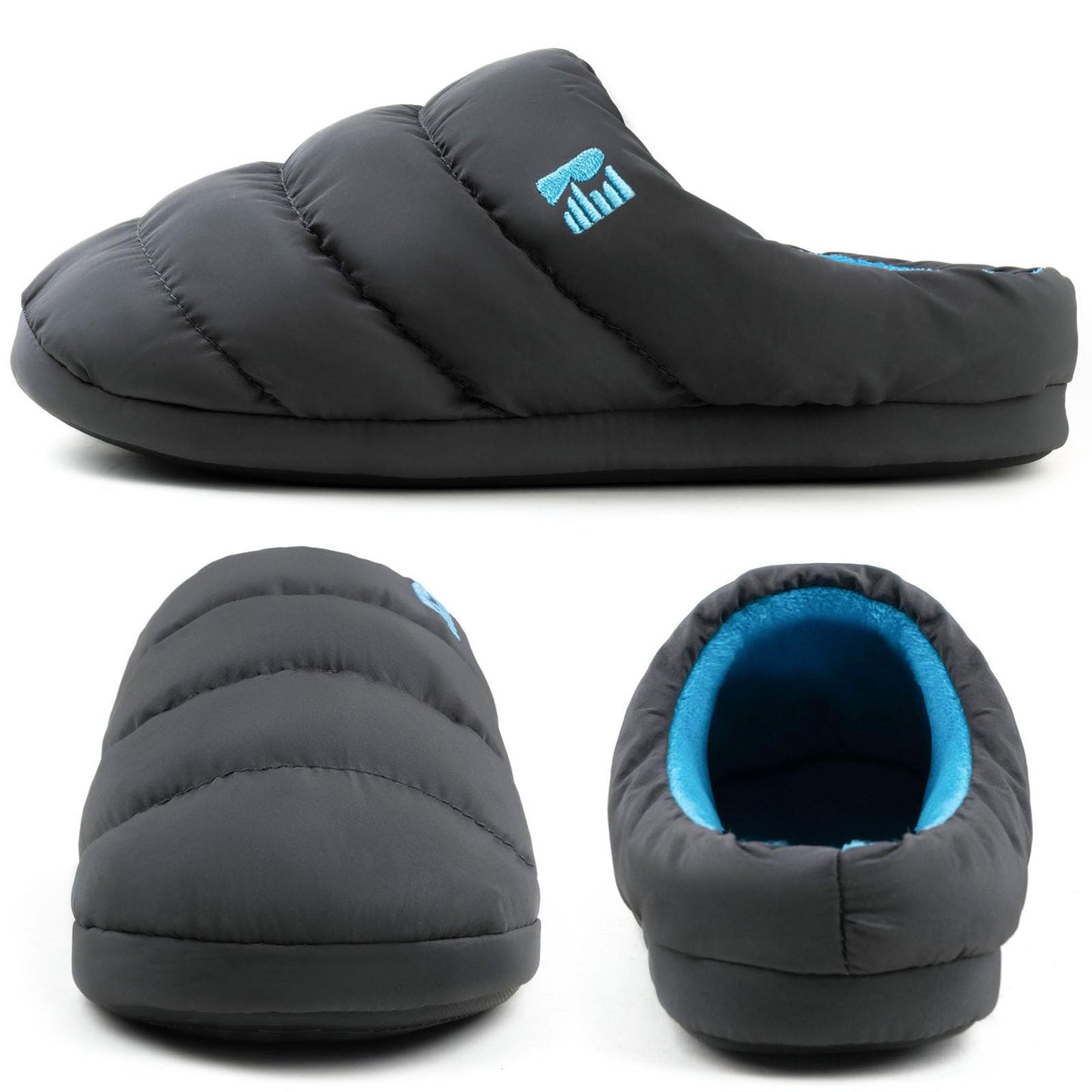 RockDove Men's Campground Memory Foam Down Slippers – Hunter Green EU 46/47