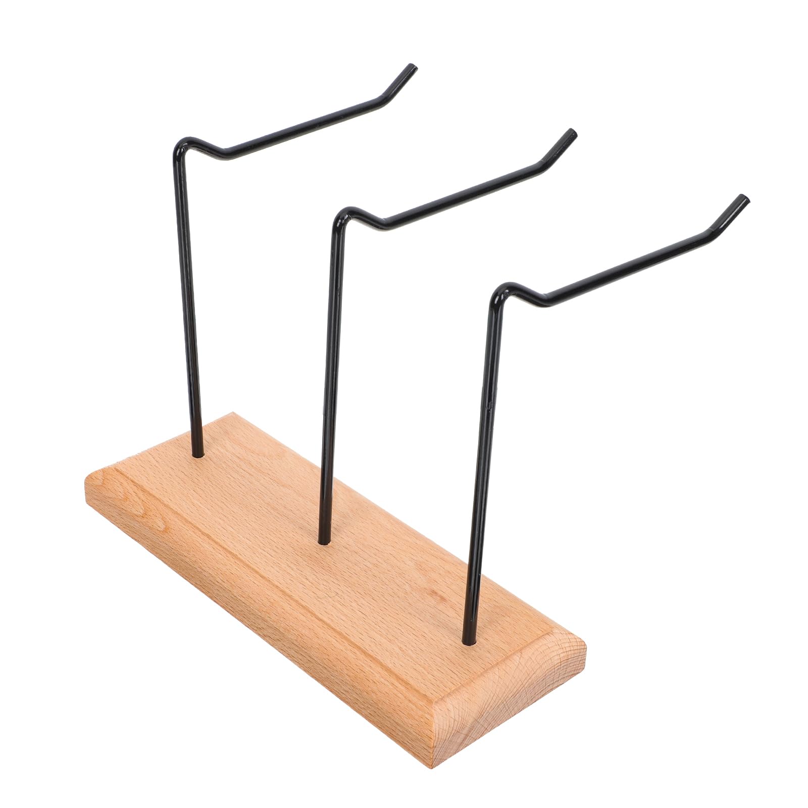 YARNOW Iron Jewelry Stand Minimalist Display for Earrings and Necklaces – 21x16x8 cm