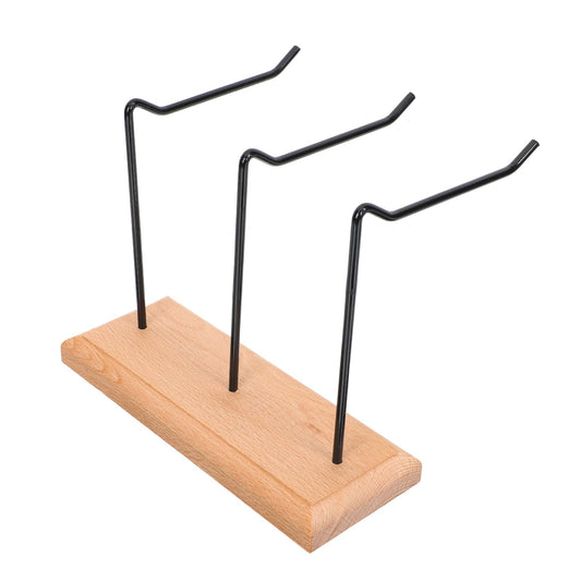 YARNOW Iron Jewelry Stand Minimalist Display for Earrings and Necklaces – 21x16x8 cm