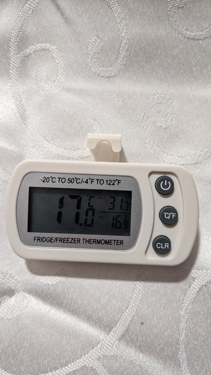 Digitālais ledusskapja un saldētavas termometrs