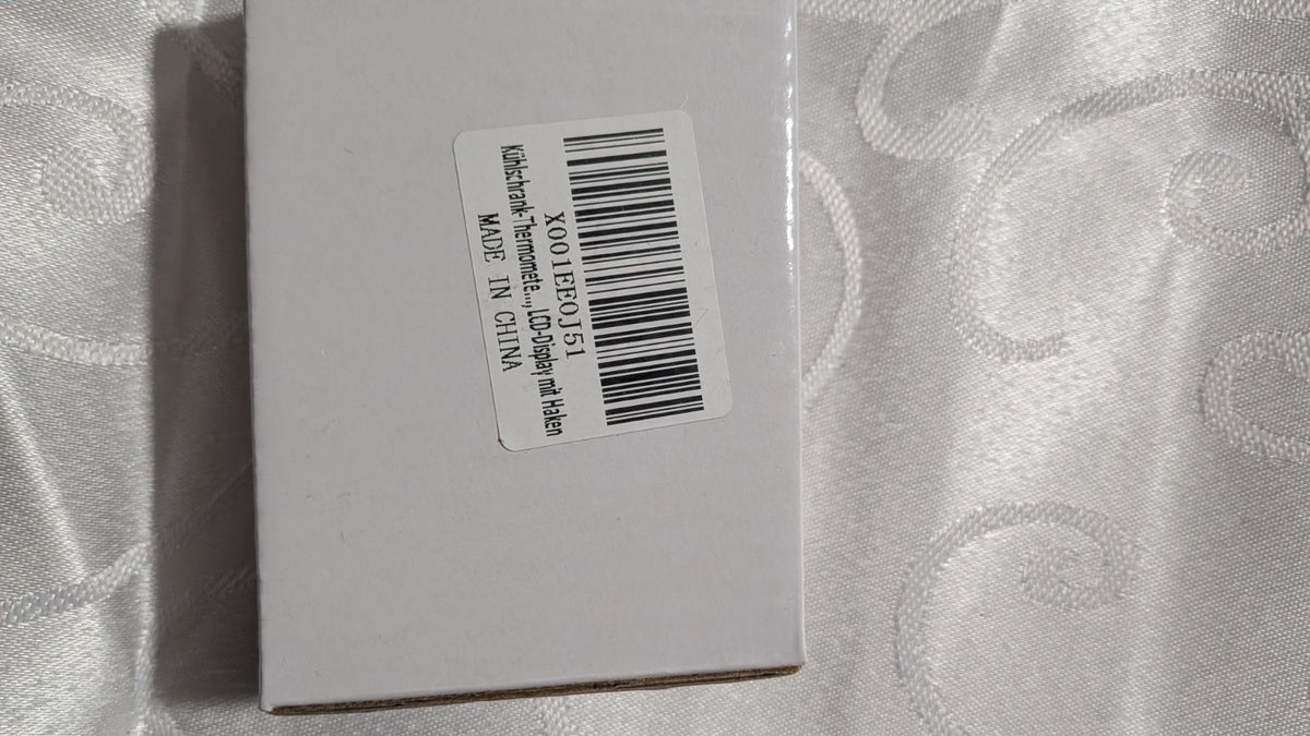 Ledusskapja termometra iepakojums, kods X001EEOJ51