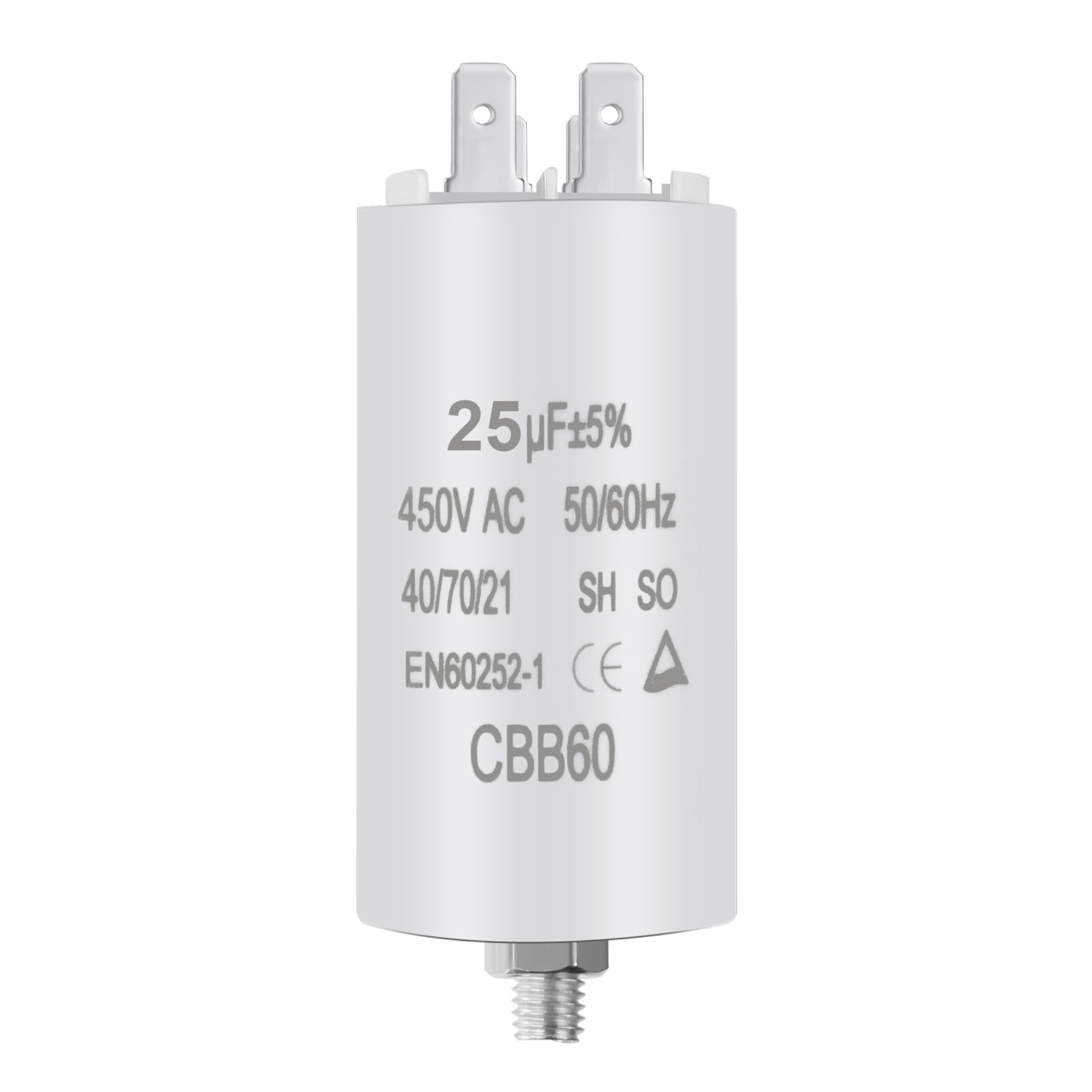 OFFCUP Motor Capacitor CBB60 25μF 450V for Electric Motors – Suitable for Pumps