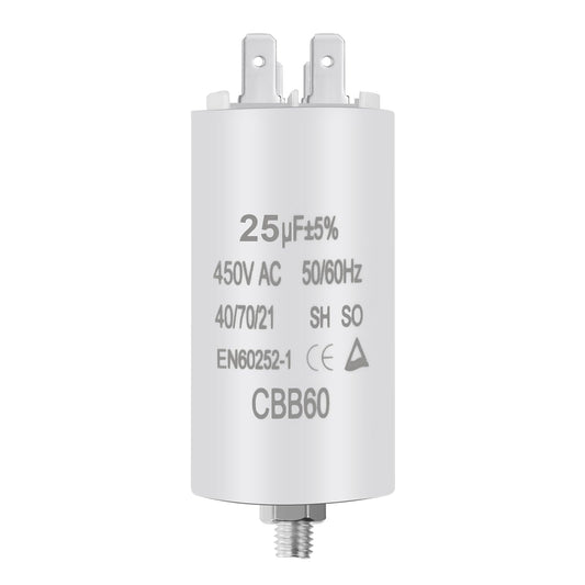 OFFCUP Motor Capacitor CBB60 25μF 450V for Electric Motors – Suitable for Pumps