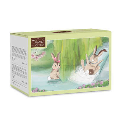 Bath Gift Set with Talc & Body Cleanser, Bathrobe – Rice Flakes Scent