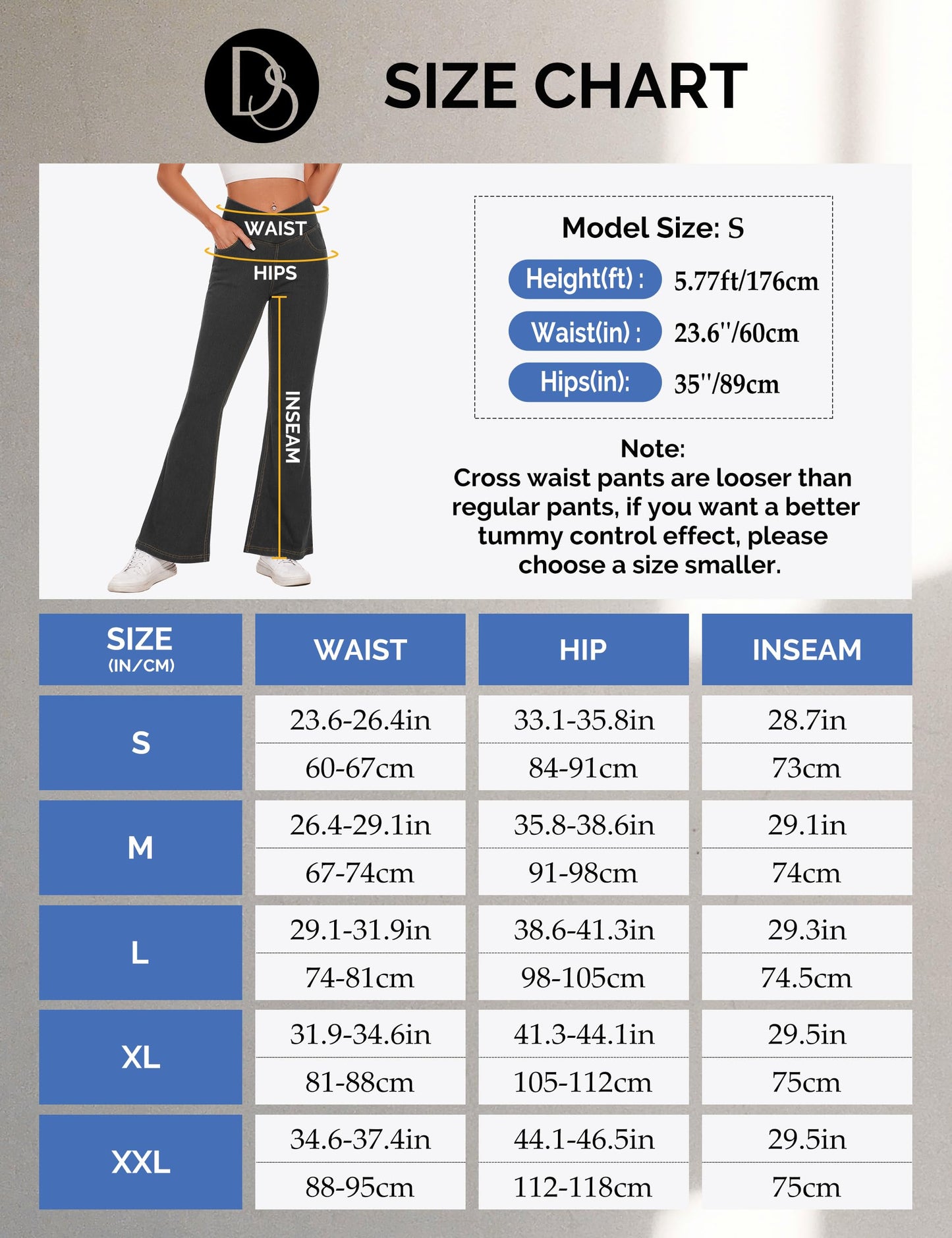 Desol V Cross flared jeans women, high waist jeans women stretch with 4 pockets, flared jeans, bootcut pants women for party,
