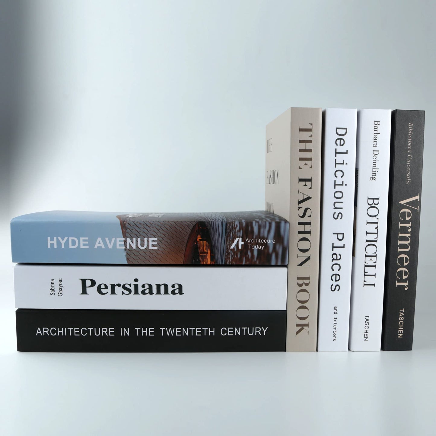 PTShadow 7 Pcs Decorative Books for Home Decor, Black and WhiteShelf Decor Accents Library Decor for Home Sweet Stacked Books
