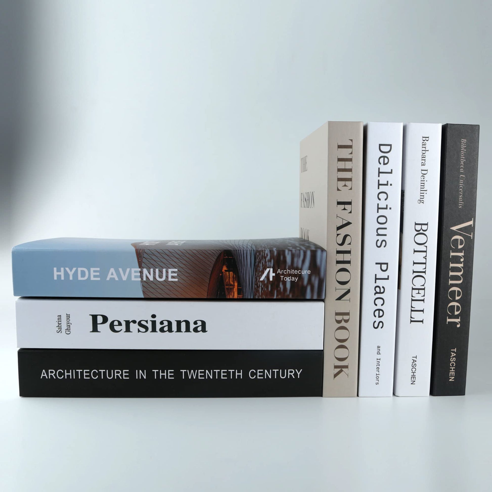 PTShadow 7 Pcs Decorative Books for Home Decor, Black and WhiteShelf Decor Accents Library Decor for Home Sweet Stacked Books