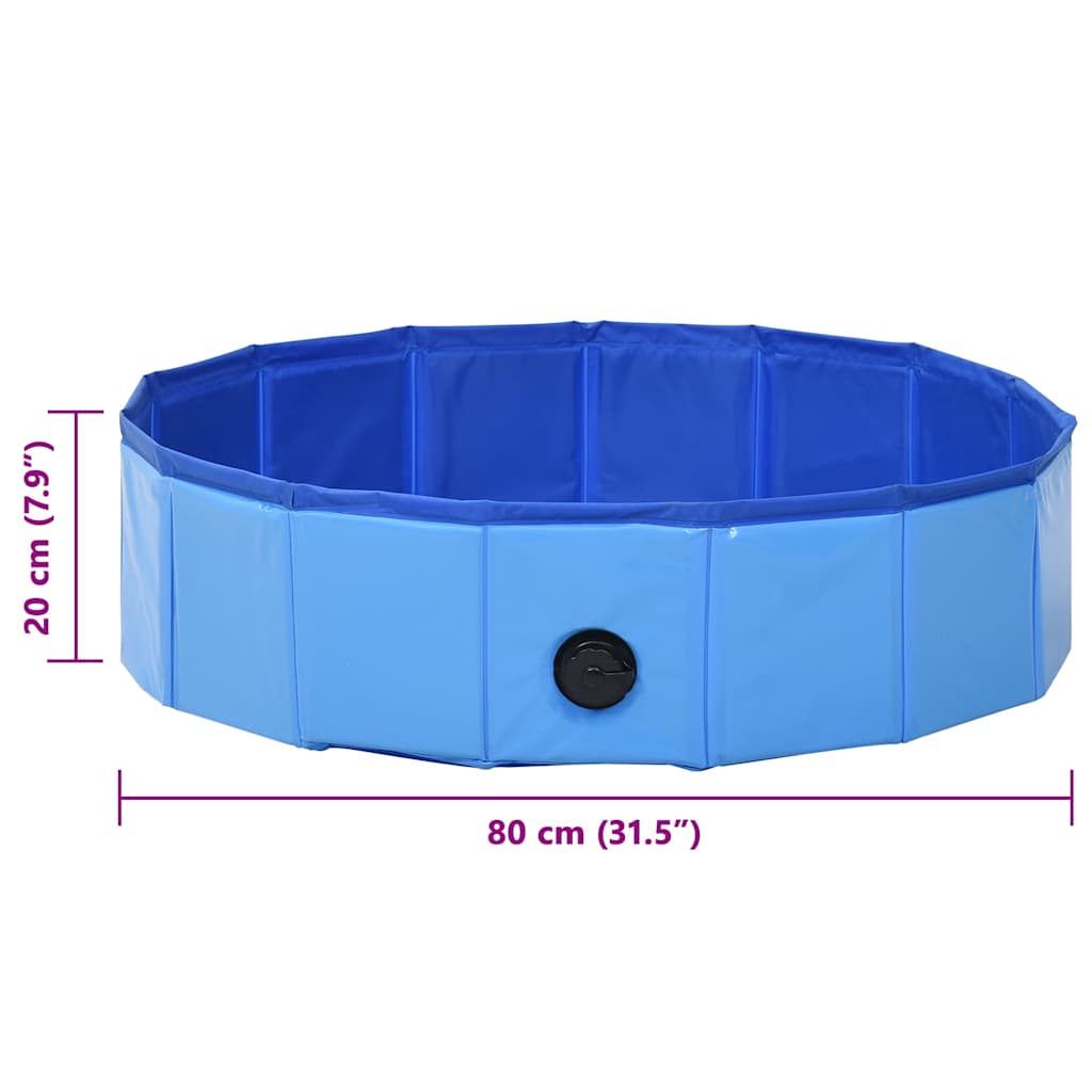 Pet Tub salokāms suņu baseins 80 x 20 cm