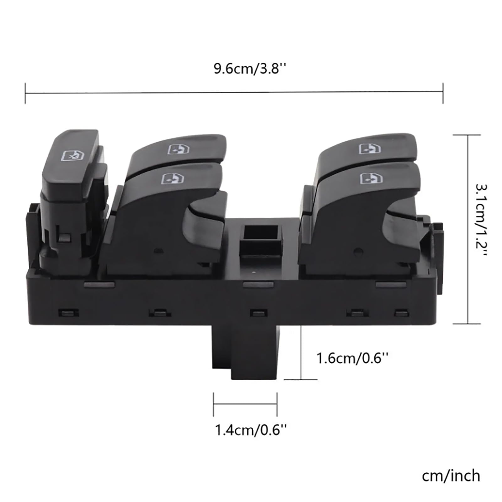 Electric Window Switch Front Left for VW Golf MK7 Passat B8 Tiguan – 5G0959857