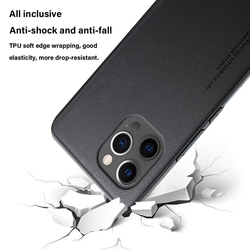 Nubia Z80 Ultra Wallet Case PU Leather Business Style Slim Back Cover – Black