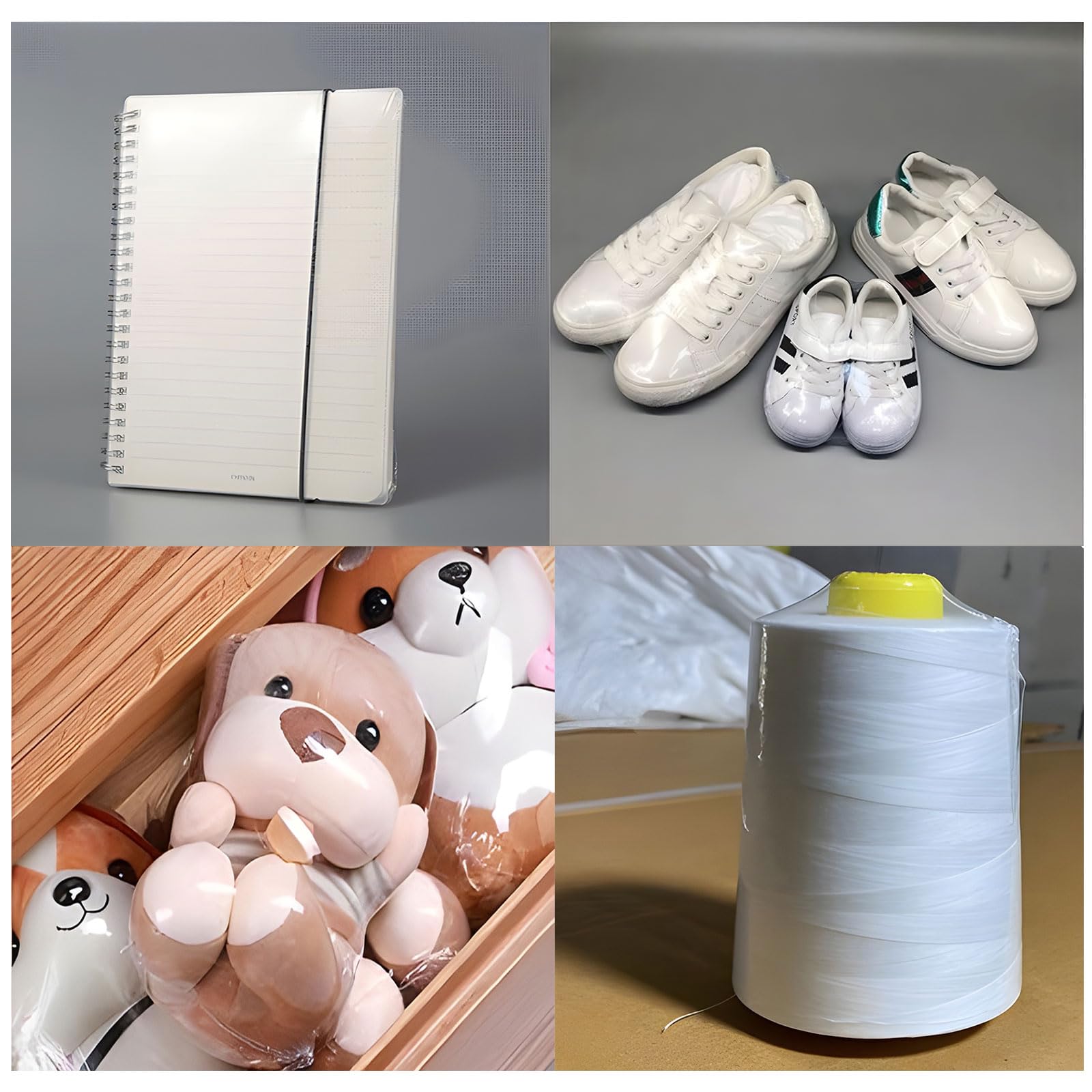 Heat Shrink Bags 100 Pieces Heat Shrink Film for Sealing Gifts Shoes Books – 28x40 cm