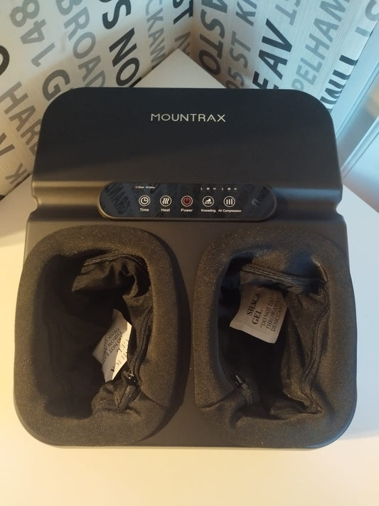 MOUNTRAX Foot Massager – Pēdu masāžas aparāts ar sildīšanu un pulti (bojāts iepakojums, sk. Attēlā)